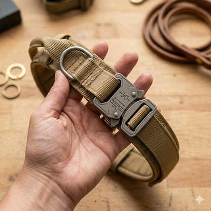 brown dog collar